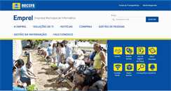 Desktop Screenshot of emprel.gov.br