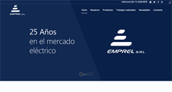 Desktop Screenshot of emprel.com.ar